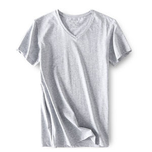 <b>T</b> <b>Shirts</b> <b>V</b> <b>Neck</b> Custom High Quality Quick <b>V</b> <b>Neck</b> <b>T</b> <b>Shirts</b> <b>Men</b> Polyester <b>T</b> <b>Shirt</b> With Custom Logo - Product Image 3