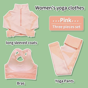 Ensembles de gymnastique personnalisés pour femmes Survêtement de fitness à séchage rapide et respirant pour le yoga et la salle de gym Ajustement confortable-OEM/ODM Service - Product Image 5