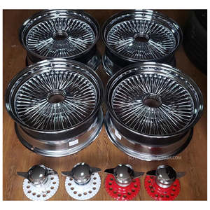 ล้อแม็กซ์ซี่ลวดสำหรับรถยนต์นั่งส่วนบุคคล ขนาด 20 22 24 26 นิ้ว ผลิตจากโรงงาน ล้อแม็กซ์ซี่ลวดอัลลอยด์ชุบโครเมียม - Product Image 6