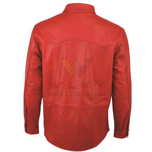 Chemise en cuir légère et confortable Chemise en cuir grande taille de couleur différente pour hommes de la meilleure qualité - Product Image 2