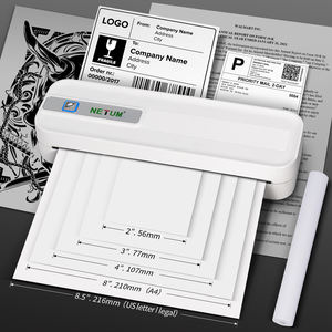 Bester kabelloser wiederauf ladbarer USB-Anschluss Tragbarer intelligenter Foto drucker mit Rollen papier - Product Image 4