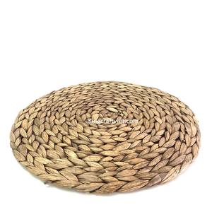 Handwoven Water Hyacinth Round King Craft Viet Braided Plait Mats & Pads <b>Seagrass</b> Charger Plate From Vietnam Manufacture - Product Image 4