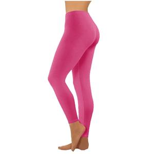 Leggings de Compresión Elásticos de Cintura Alta para Mujer, Personalizados, de Secado Rápido, Ecológicos, Ligeros, Transpirables, de Longitud Completa, Talla Grande, Color Sólido - Product Image 2