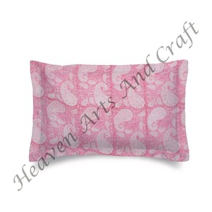 100% Cotton Block Print Pillow Cover Customized Ethnic Indian Floral Series <b>for</b> Home Hotel Colorful Decorative <b>Cushion</b> Cover - Product Image 5
