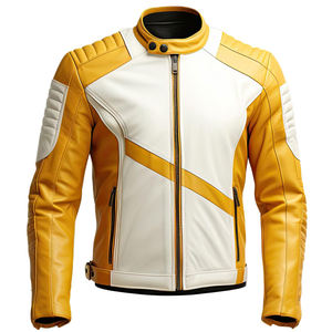 Ventes chaudes Vestes en cuir lourd Logo personnalisé Veste en cuir véritable pour homme Logo personnalisé Vestes en cuir de haute qualité - Product Image 1