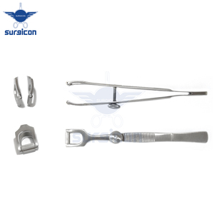 Surgicon Acero inoxidable Cottle Columella Fórceps 11 cm Fabricación al por mayor Proveedores Manual Nasal Abrazadera 12mm de ancho ENT Plástico - Product Image 2
