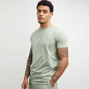 เสื้อยืดสำหรับผู้ชายเสื้อยืดทรงสลิมฟิตผ้าฝ้ายพิมพ์ลายคุณภาพสูงแนวสตรีท - Product Image 5