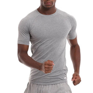 Gym Compression T Shirt Hommes Manches Courtes Elastique Fitness Exercice Running Summer Quick Dry Gym Sportswear Tshirts - Product Image 3