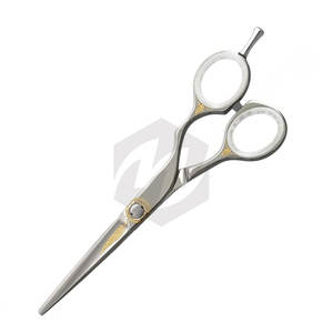 Ciseaux de barbier de qualité supérieure pour droitiers, en acier inoxydable, avec repose-doigts réglable pour les professionnels - Product Image 6