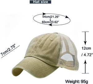 Gorra de béisbol de ala corta, gorra de entrenamiento de ala corta Lisa ajustable, gorra de pesca, gorra de camionero de atletismo, malla - Product Image 4