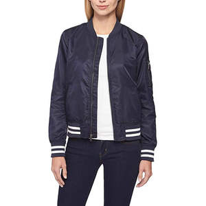 <b>Womens</b> Casual Long Sleeve Varsity Jacket Bomber <b>Top</b> Trend Pu Leather Letterman Varsity Jacket <b>For</b> Ladies Wholesale Supply Price - Product Image 3