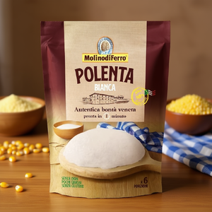 Harina de Maíz G.360X21 Iron Mill, Polenta de Maíz Blanco Seco No Glutinoso de Primera Calidad, Lista en 1 Minuto - Product Image 3