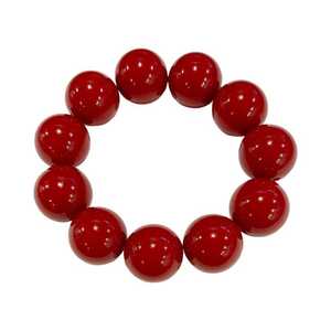 Pulseras de Resina Hechas a Mano, Elegantes y Vintage, Color Amarillo para Mujeres y Niñas, Color Único, Pulseras Clásicas con Cuentas - Product Image 3