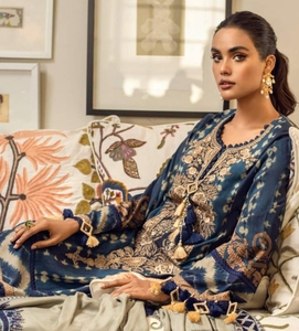 Salwar kameez – costume de créateur, robe imprimée avec broderie au cou, style indien et malaisien, meilleure qualité, collection Kurti - Product Image 3