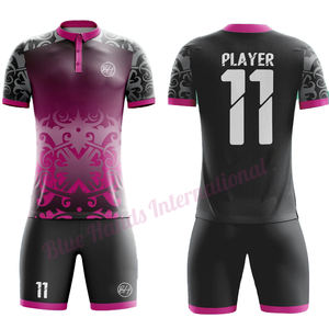 Conjunto de Ropa Deportiva de Fútbol para Hombre de Alta Calidad, Transpirable, con Diseños Impresos Personalizados para el Equipo Personalizado de Pakistán, Blue Hands International - Product Image 2