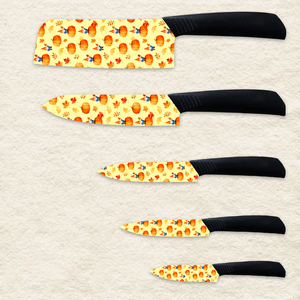 Best Selling Premium Ceramic Chef <b>Knife</b> Set 5-Piece Plastic Handle Dishwasher <b>Safe</b> for Commercial Kitchen in Stock Free Shipping - Product Image 1