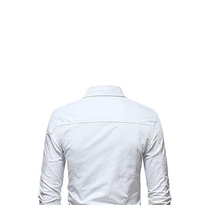 Vestes en jean fabriquées en usine sur mesure à la mode pour hommes Motif imprimé d'hiver Offre Spéciale Prix compétitif Techniques lavées - Product Image 5