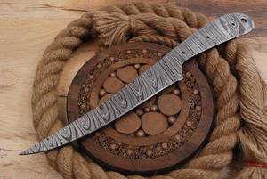 Couteaux damas personnalisés faits à la main lame vierge billette couteau de chef de remplissage couteaux forgés à la main damas vierge lame vierge damas - Product Image 6