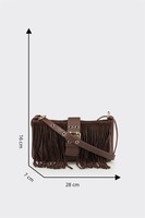 Tas Selempang Wanita Gaya Boho dengan Logo Custom, Rumbai Barat, Label Pribadi OEM ODM