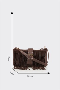 Bolso Bandolera con Flecos Estilo Western y Logotipo Personalizado, Bolso Boho para Mujer, Marca Privada OEM ODM - Product Image 3