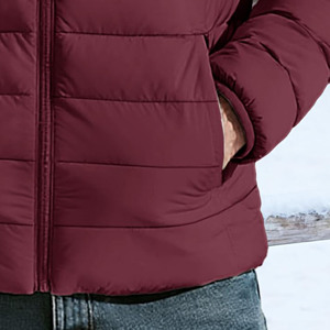 2025 Premium Quality Hooded Winter Custom Puffer <b>Jacket</b> for <b>Men</b> with All Colors Available In Winter Puffer <b>Men's</b> <b>Jackets</b> - Product Image 3