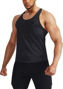 Débardeur d'entraînement de course à pied pour hommes Chemises athlétiques de gymnastique sans manches - Product Image 4