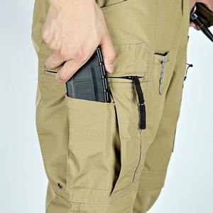 Nouveau design streetwear personnalisé jeans à imprimé nylon et jambes larges pantalon camouflage cargo de travail pour homme - Product Image 4