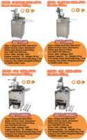 Distributeur de Beignets et Mochi 3 Formes, 110 V Automatique ou Manuel à Manivelle, Presse à Main, Entonnoir pour Faire des Boules de Mochi et Donuts