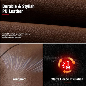 Hot Selling Bulk Men <b>Leather</b> <b>Jacket</b> Fashion Wear Men <b>Leather</b> <b>Jacket</b> Windproof Men <b>Leather</b> <b>Jacket</b> - Product Image 6