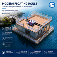 Bloque Flotante Modular de Plástico HDPE GZZH de 500*500*400 mm para Muelle de Motos Acuáticas y Entrada de Parque Acuático