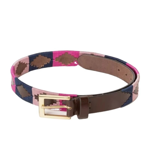 Ceinture en cuir de qualité supérieure \ Personnalisé Loisirs 2025 Sport Brodé Polo Ceinture Emboss Véritable Ceinture avec Logo Personnalisé - Product Image 4