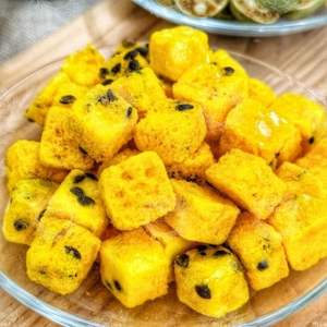 Fruit de la passion lyophilisé croustillant à vendre FD Passion Fruit Cubes Boissons à thé - Product Image 3