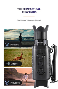 กล้องส่องกลางคืนกลางแจ้งกล้องส่องทางไกลและแว่นตามองกลางคืน LED แบบอินฟาเรดกล้องวิดีโอ<span class=keywords><strong>2K</strong></span> กล้องล่าสัตว์ความคมชัดระดับ HD มองเห็นกลางคืน - Product Image 5