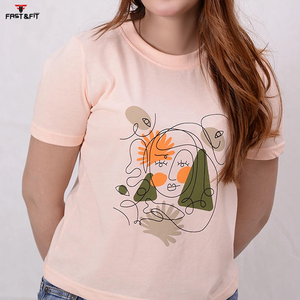 Camisetas de Mujer de Poliéster Ecológicas de Verano con Diseño de Moda Sencillo, Estampado Personalizado y Plumas, Hechas Profesionalmente - Product Image 4
