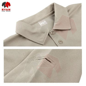 Polo homme premium, coupe décontractée, tissu en coton, logo personnalisé, production OEM et ODM, tailles plus grandes - Product Image 2