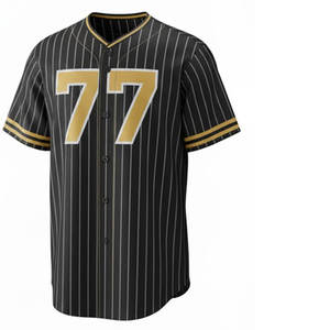 Camiseta de Béisbol Deportiva Personalizada, 100% Poliéster, Secado Rápido y Tejido Transpirable, Ajuste Cómodo para Partidos de Práctica, Unisex para Adultos - Product Image 3