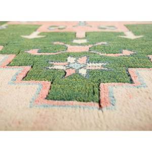 Alfombra de Lana Anudada a Mano Nuray Green Pae-896 con Patrón de Medallón para Decoración del Hogar o del Automóvil, Tamaño 9x12, Alfombras Jaipur US - Product Image 3