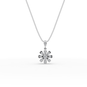 จี้เพชรทองคำประดับเพชรเพาะเลี้ยงในห้องปฏิบัติการ ดีไซน์หรูหรา - Product Image 6