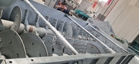 Laveuse à spirale haute performance Constmach 200-400 TPH pour recyclage de sable fin, avec composants de pompe à engrenages à moteur AC, garantie 2 ans