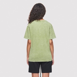 Fabriqué sur mesure T-shirt musclé surdimensionné pour hommes de haute qualité lavé à l'acide 100% coton imprimé à coupe ample - Product Image 4