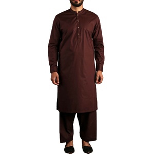 Nouveau 2024 – Vente en gros : Shalwar Kameez pour hommes, style traditionnel pakistanais, en modal, viscose et soie, respirant, séchage rapide, coupe ample - Product Image 3