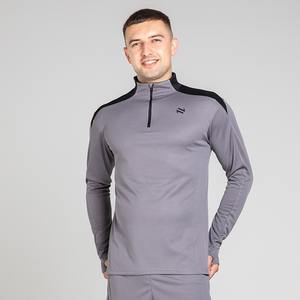 Vente en gros GAA Zip Top Half Zip Top Sweat Tops Hommes 100% Polyester Demi Zipper Chemises Personnalisé Prix Pas Cher pour Hommes - Product Image 1