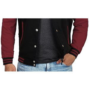 Vente en gros Logo personnalisé Chenille Broderie Écusson Baseball Vintage Letterman Vestes CollegeBaseballjacket pour hommes - Product Image 6