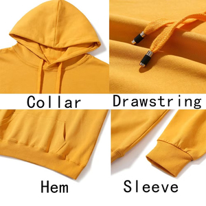 Sudadera con Capucha de Forro Polar Unisex Personalizada al por Mayor, 100% Algodón, con Bolsillo, Ecológica, Muestra Gratuita, MOQ Bajo - Product Image 4