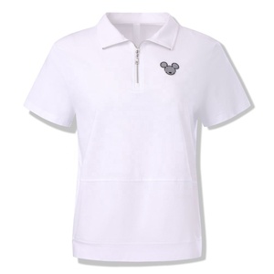 Camiseta Polo transpirable de algodón de alta calidad con logotipo personalizado para hombre, camisetas polo de golf de microfibra en blanco de trabajo liso de Color sólido - Product Image 5