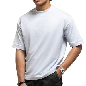 Camiseta 100% algodón para hombre, manga corta, estampada, de alta calidad, con logo personalizado, informal, servicio OEM, camisetas personalizadas para hombre - Product Image 1