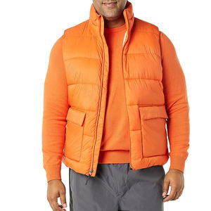 Vente en gros de doudounes en nylon pour hommes de haute qualité personnalisées, gilet avec capuche, gilet tendance de haute qualité pour hommes - Product Image 3