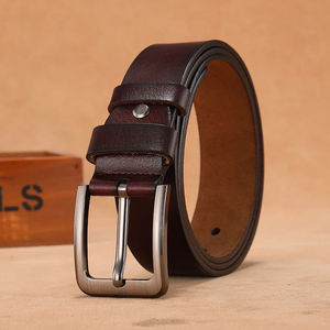 Top Quality <b>Leather</b> <b>Belt</b> for Men Wholesale Fashion Casual Adjustable Alloy Pin Buckle <b>Belt</b> <b>Genuine</b> <b>Leather</b> <b>Belts</b> From Pakistan - Product Image 3