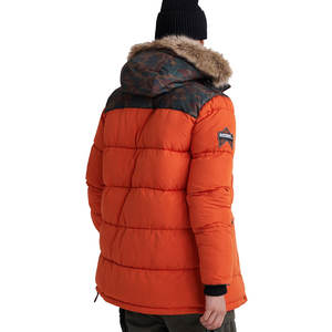 Chaqueta Parka para Hombre, Venta Caliente, Servicio OEM, Estilo Urbano, Invierno, con Capucha, Cuello Alto, Resistente al Viento, Impermeable, Transpirable, con Cierre - Product Image 2