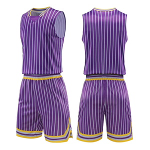 Nuevo Diseño, Uniforme de Baloncesto Transpirable de Secado Rápido Antibacterial para Verano, Ropa Deportiva de Poliéster BSCI, Tallas Grandes, MOQ Bajo - Product Image 1